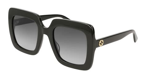 gucci gg0328s - 001 nero|Gucci® GG0328S Oversized / Square Sunglasses .